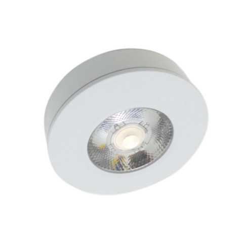 Spot en sailie led rond 5w 80 blanc - couleur eclairage au choix