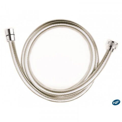 Flexible de douche platine anti-torsion en PVC renforcé NF - 1,75 m