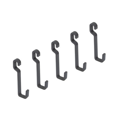 Bac de tri sélectif pour fixation latérale sur meuble de cuisine Recycle 1x35litres, Acier, Plastique gris anthracite
