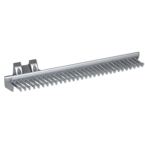 Porte cravates latéral extractible, Anodisé mat, Plastique et Aluminium