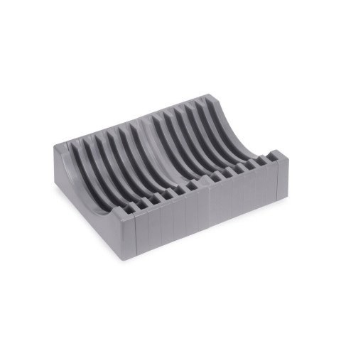 Kit de rangement pour assiettes, 13 assiettes maximum, Plastique, Gris