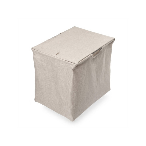 Panier pour armoires et dressings Quartz, 418x320x400mm, Acier et Tissu, Titane