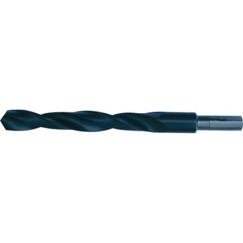 Foret hélicoïdal avec queue cylindrique dégagée, en acier à coupe rapide, type N, DIN 338, surface sans revêtement, Ø h8 : 19,00 mm, Long. totale 198 mm