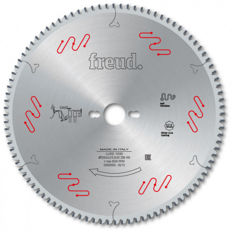 Lame pour métaux non ferreux/pvc/aluminium freud - ø250 3,5/3 al30 z80 tp- - f03fs05295 -lu5d 0800