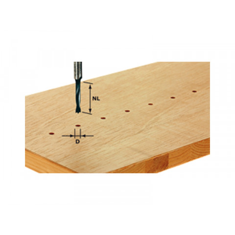 Chevilles FESTOOL perceuse HW tige 8 mm HW s8 d8//30 Z 491068