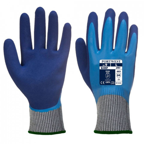 Gants anti-coupure portwest liquid pro hr cut