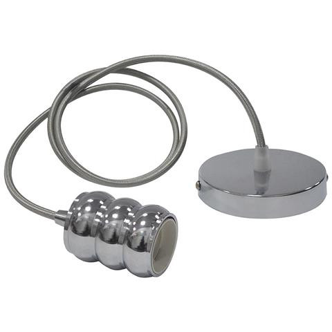 Suspension câble (1m) gauss chrome e27 ip20 max 60w