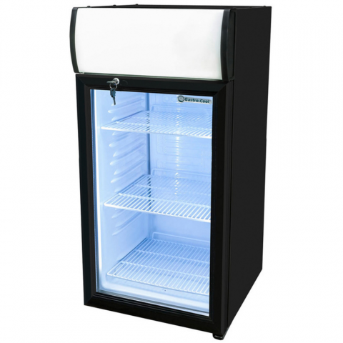 Gastro-Cool Arrière-bar vitré Réfrigérateur 72 L GCDC80 BBW