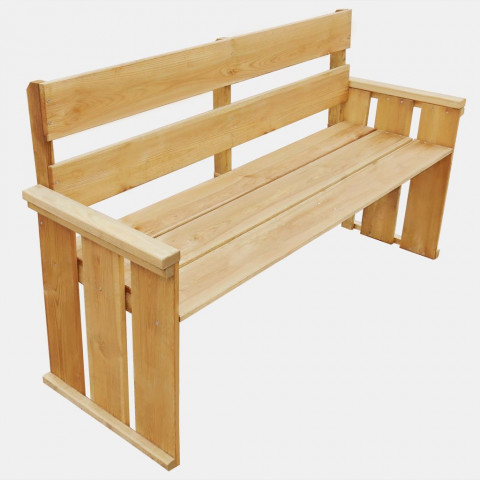 Vidaxl Vidaxl Banc De Jardin En Bois De Pin Impregne 160 X 55 X