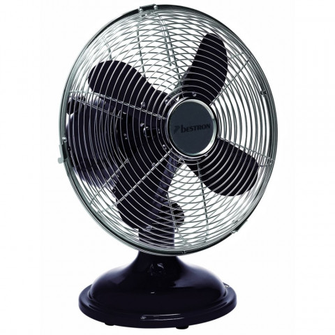 Bestron ventilateur de bureau 30 cm noir dft25z