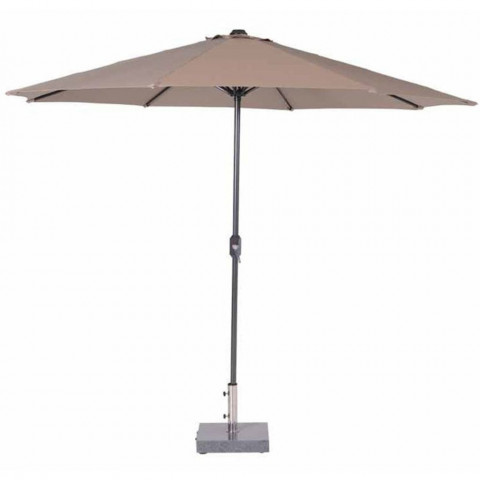 Garden impressions parasol lotus 300 cm taupe 11086