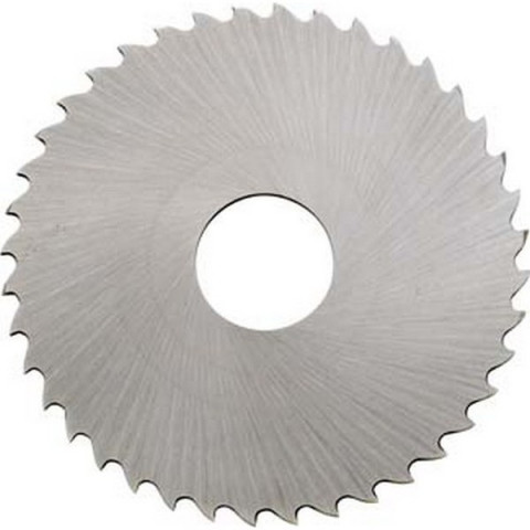 Lame de scie circulaire à métaux en acier à coupe rapide, DIN 1838-C, dent arrondie,avec présculpteur et resculpteur denture grossière, Ø j15 : 50 mm