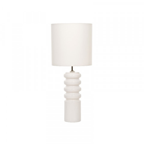 Lampe bubble, céramique, blanc, sans abat-jour