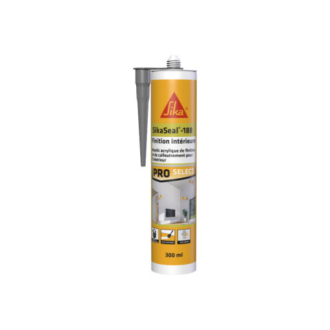 Mastic sika sikaseal-188 finition intérieure - gris - 300ml