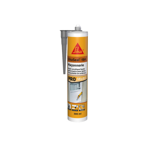 Sika - Mastic silicone seal-184 maçonnerie - gris béton - 300ml