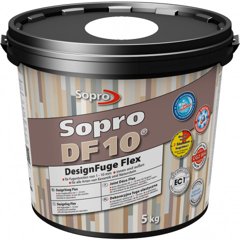 Mortier joint sopro df 10 déco flex 5kg - Couleur au choix