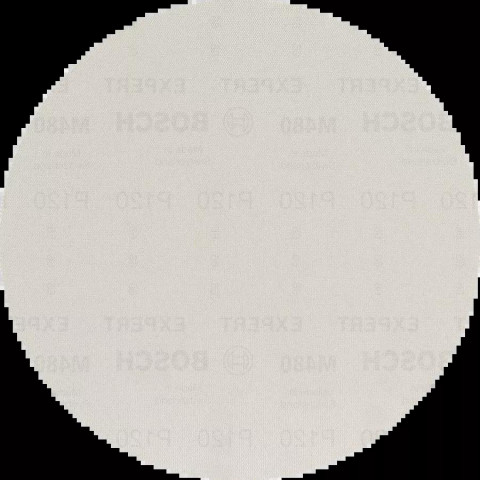 Disques Abrasifs BOSCH Expert M480 - Ø125 mm - Boite de 5 pièces - Grain 80 2608901636