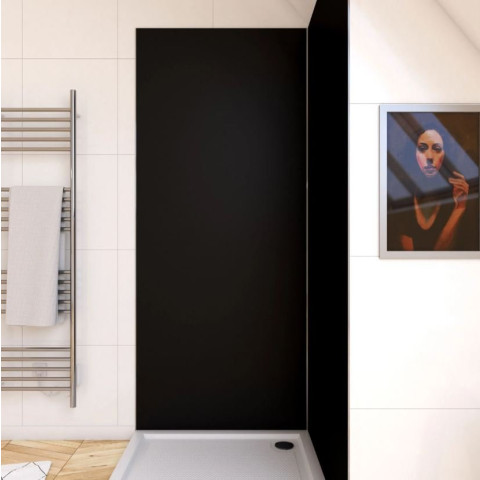 Panneau mural finition aluminium Noir 90 x 210 cm – WALL’IT NOIR Aurlane - FAC321