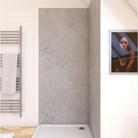 Panneau mural pierre finition Light Grey 90 x 210 cm - STONE’IT LIGHT GREY Aurlane - FAC338
