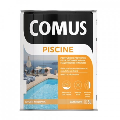 Comus Comus Piscine Bleu 3l Peinture Pour Piscines Et Maconnerie En Immersion Comus Distriartisan