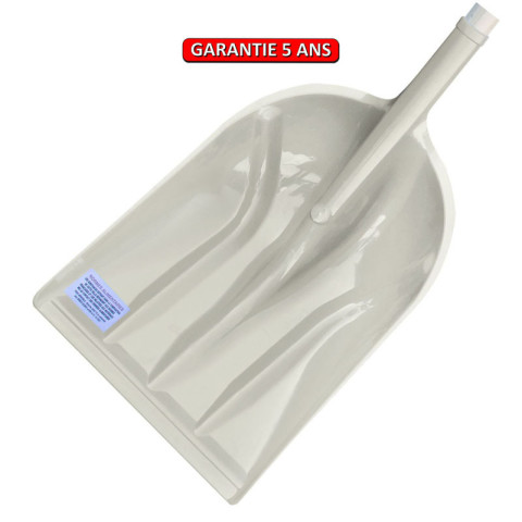 Pelle plastique blanche sans manche + etiq alimentaire