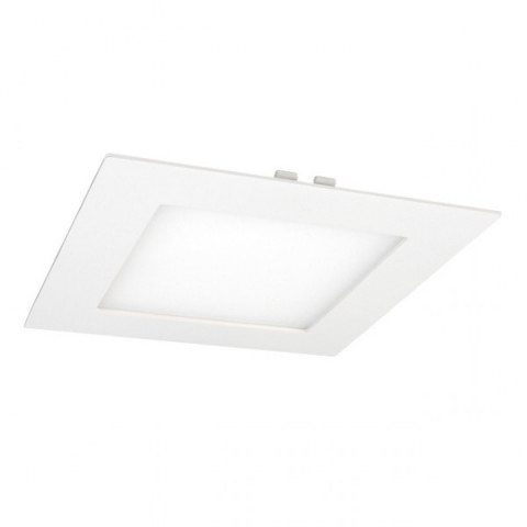Plafonnier led 18 watt 225x225mm - Couleur eclairage - Blanc chaud 3000°K, Finition - Grise