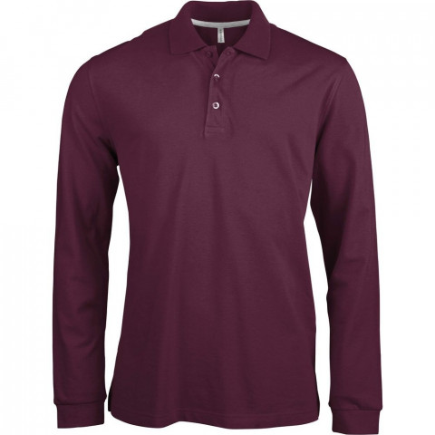 Polo de travail manches longues kariban 100% coton - Couleur et taille au choix