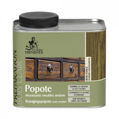 Popote decrassante bois fonces 450ml  - les anciens ébénistes