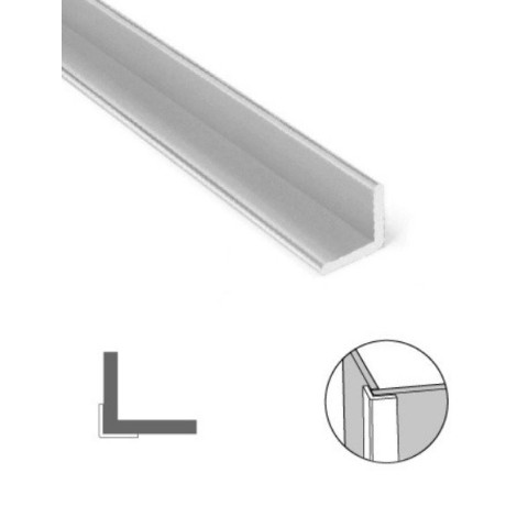 Profile alu angle sortant en l - coloris & dimensions aux choix