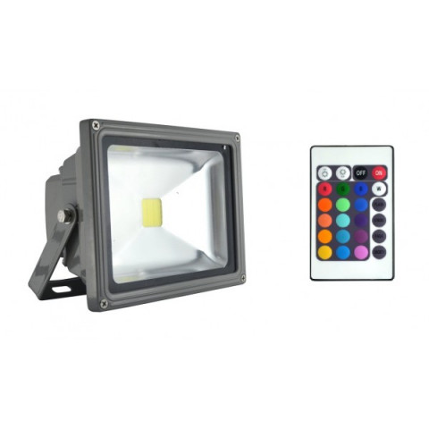 Projecteur led 20 watt (eq. 180 watt) RGB - Couleur eclairage - RGB