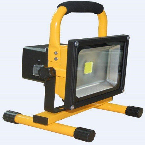 Projecteur led rechargeable - 20 watt - couleur - blanc neutre 4000°k