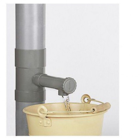 Ose Récupérateur Eau De Pluie 80 Mm Gris Distriartisan