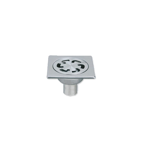 Siphon de sol inox solusec pour tube 50 verticale - dimensions aux choix