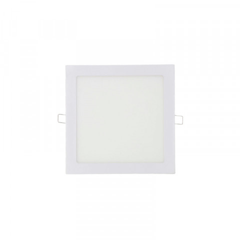 Spot led carré edm - 22cm - 20w - 1500lm - 6400k - cadre blanc - 31582