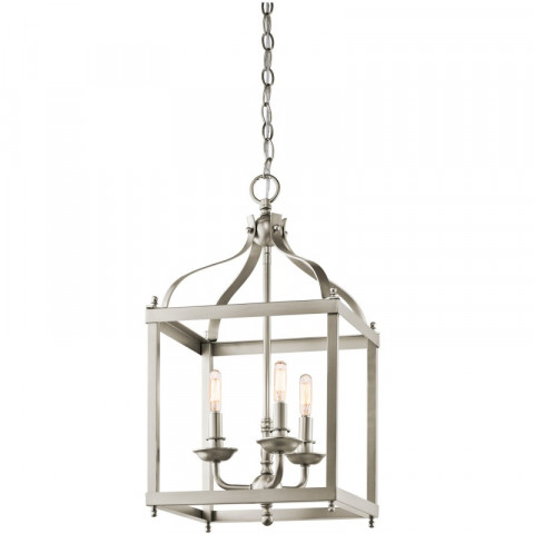 Suspension larkin, nickel brossé, 3 ampoules