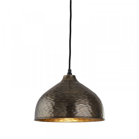 Suspension vintage, étain, 35 cm