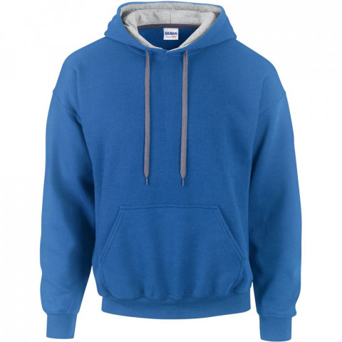 Sweat shirt capuche contrastée gildan heavy blend - Coloris et taille au choix