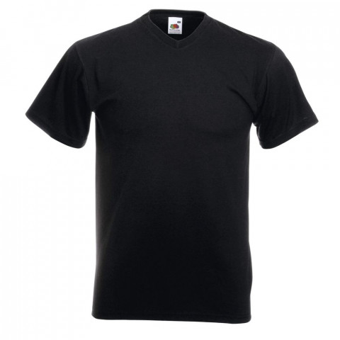 Tee-shirt col v fruit of the loom valueweight manches courtes - Taille et coloris au choix
