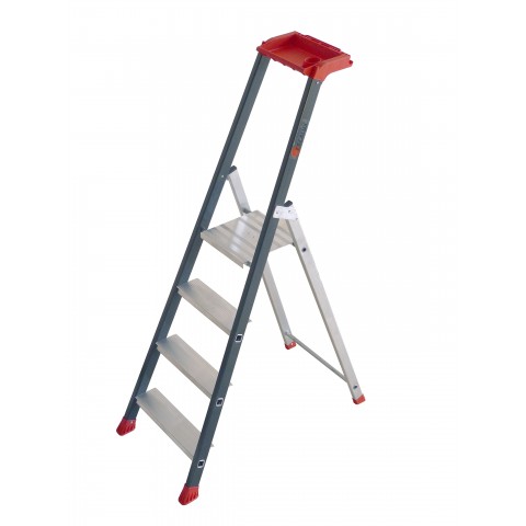 Escabeau bricoleur Marchalu Plus avec tablette porte-outils ESCALUX