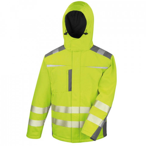 Veste softshell haute visibilité result dynamic softshell coat classe 2 - Coloris et taille au choix