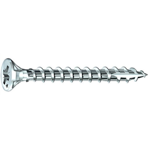Vis Rocket tête fraisée Pozi VYNEX Acier zingué 3.5x35 - Boite de 500 - 351400025109