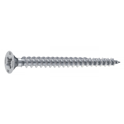 Vis HECO Unix Plus - Filetage Total - Ø3,5 x 40 - Tête Pozidriv - Zingué argent - Boîte de 500 - 45147
