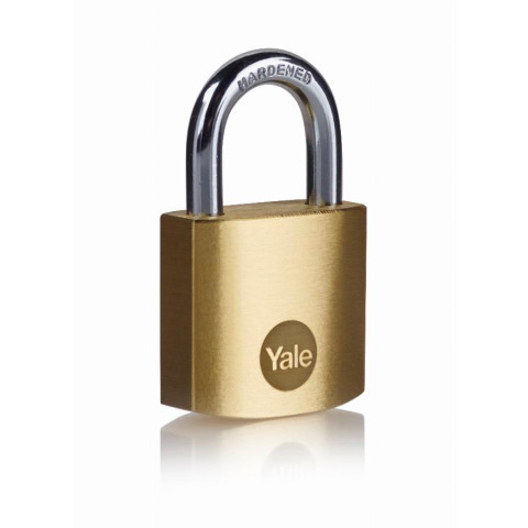 Cadenas YALE laiton - Lot de 2 - S'entrouvrant 20 mm - 3 clés - 24237000