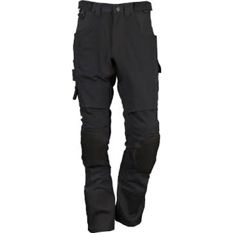 Pantalon - ILKOTT - YP78 Noir avec genouillères EJ.87 T.4 ( 52-54 ) YP78142X1L-5959-EJ 87cm-T4