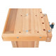 Etabli de bois pro (bois de hêtre massif) 2120x760x860 mm  premium plus 