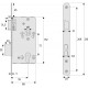 Abus 210396 serrure encastrée cylindre profilé modèle tkz20 r s (import allemagne)