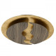Plafonnier doré techno 1 ampoule 8 cm