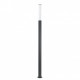 Lampadaire de jardin gris foncé tram