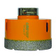 SCIE CLOCHE POUR MARBRE/GRANIT/CÉRAMIQUE DP H=35 D=35 DR 552-035 *MECHE DE ELARGESSIMENT NON COMPRISE*