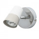 Spot chromé techno 1 ampoule 15 cm